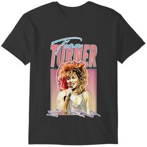 Tina Turner 80S Style Retro Fan Art Design Tina Turner Tshirt